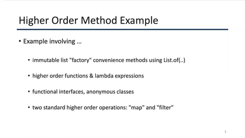 Thumbnail for M06-L01b-Higher Order Functions + Functional Interface Example