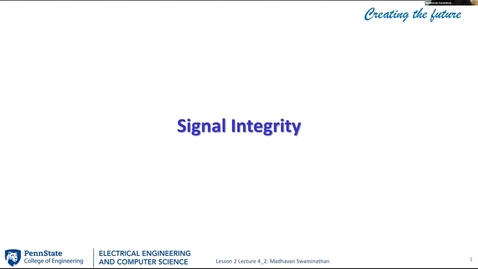 Thumbnail for EE 443 FA25 | Video Lecture 4.2 | Signal Integrity