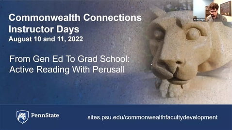 Thumbnail for From Gen Ed To Grad School: Active Reading With Perusall