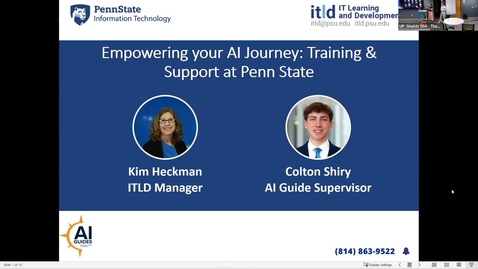 Thumbnail for TLT AI Fest - Empowering your AI Journey: Training &amp; Support at Penn State