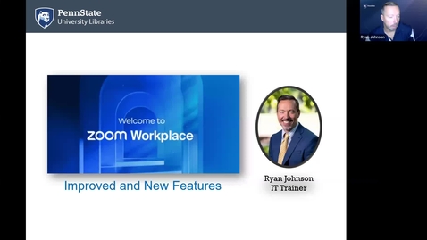 Thumbnail for Zoom Workplace - Improved and New Features