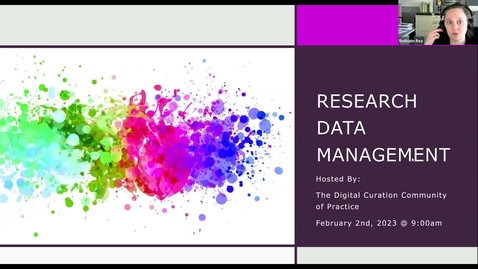 Thumbnail for Digital Curation CoP: Research Data Management, January 2023