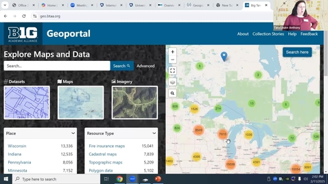 Thumbnail for Maps &amp; Geospatial: Exploring the BTAA Geoportal: Historical Maps and Open Geospatial Data 