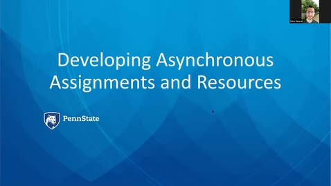 Thumbnail for Developing Asynchronous Assignments and Resources