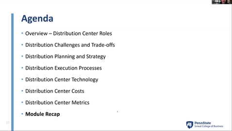Thumbnail for Fulfillment Operations Management (OV-FOM-8) Program (1/9-1/11)