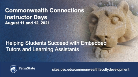 Thumbnail for Helping Students Succeed with Embedded Tutors and Learning Assistants