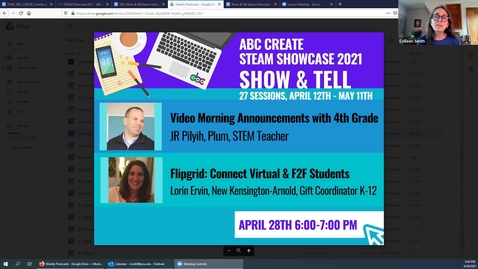 Thumbnail for entry 4-28-2021 Video Morning Announcements with 4th Grade + Flipgrid to Connect Virtual Students with Face-to-Face Students