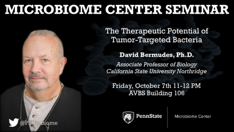 Thumbnail for The Therapeutic Potential of Tumor-Targeting Bacteria | David Bermudes, Ph.D.