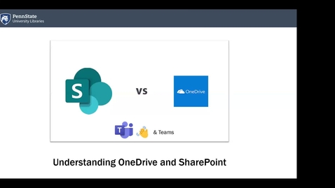 Thumbnail for Understanding OneDrive and SharePoint