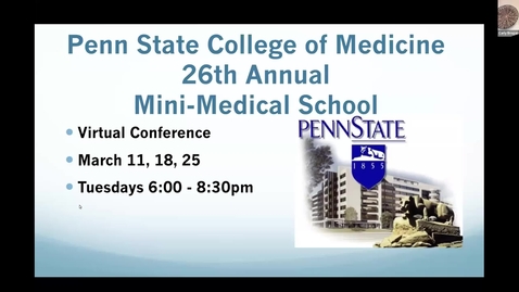 Thumbnail for 2025 26th Annual Mini-Medical School Webinar