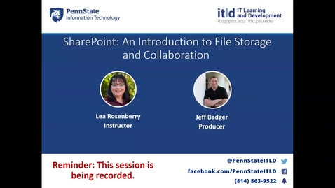 Thumbnail for SharePoint: An Introduction