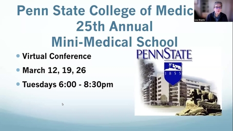 Thumbnail for 2024 25th Annual Mini-Medical School Webinar