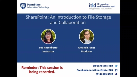 Thumbnail for SharePoint: An Introduction