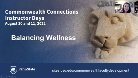 Thumbnail for Student Wellness: An Interdisciplinary Course Approach