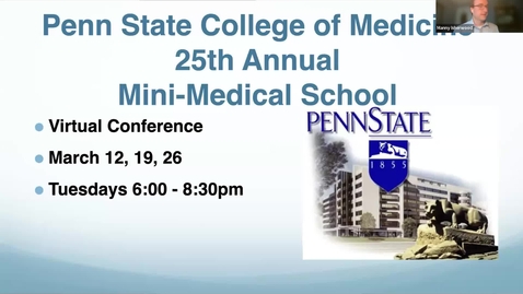 Thumbnail for 2024 25th Annual Mini-Medical School Webinar
