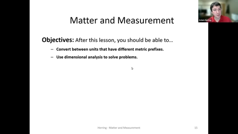 Thumbnail for entry CHEM 130: Metric System