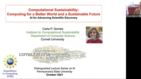 Thumbnail for entry CENSAI Seminar: “Computational Sustainability: Computing for a Better World and a Sustainable Future”