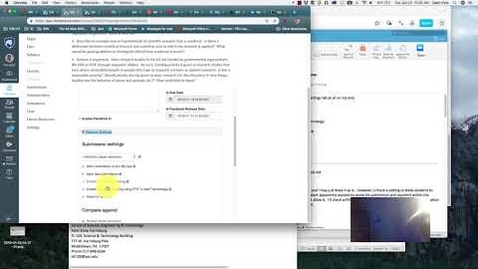 Thumbnail for Optional Settings: TurnItIn