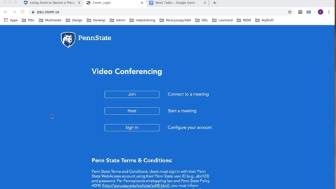 Thumbnail for Part 1 Zoom Student Tutorial: Using Zoom to Record a PPT Presentation