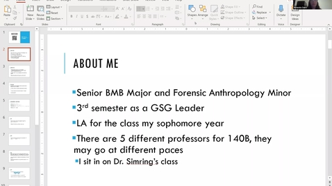 Thumbnail for PSL-GSG MATH 140B - Amanda (Fall 2020 Week 2)