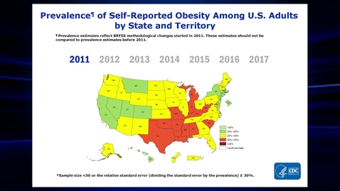 Thumbnail for CDC Obesity Report 2011-2017