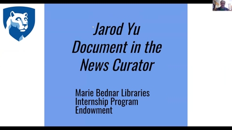 Thumbnail for Jarod Yu -- Student Employee Showcase 2022