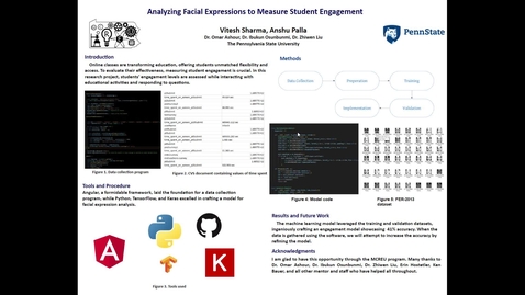 Thumbnail for entry Analyzing Facial Expressions to Measure Student Engagement