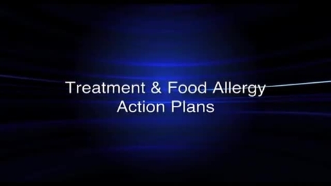 Thumbnail for entry V13 Food allergy treatment and action plan