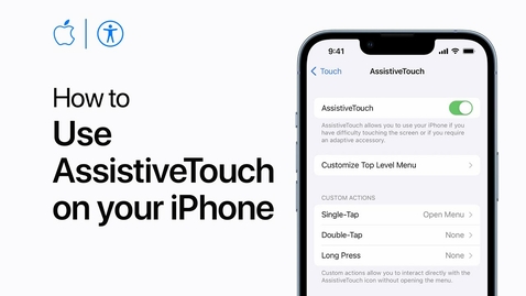 Thumbnail for How to use AssistiveTouch on your iPad
