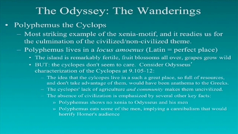 Thumbnail for CAMS025_L08_Video_09_The_Odssey_Wanderings_Polyphemus