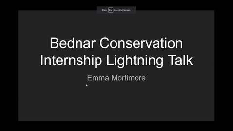 Thumbnail for Emma Mortimore -- Student Employee Showcase 2022