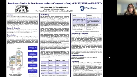 Thumbnail for Transformer Models for Text Summarization: A Comparative Study of BART, BERT, and RoBERTa (MCREU 2025)