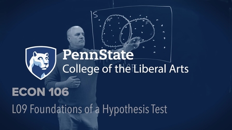 Thumbnail for ECON 106 L09 Foundations of a Hypothesis Test