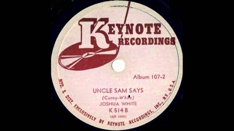 Thumbnail for Josh White - Uncle Sam Says