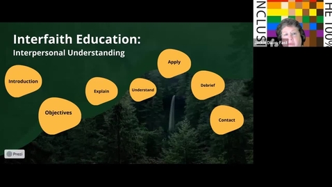Thumbnail for DIVERSITY WEEK 2022: Interfaith Education: Interpersonal Understanding with Rachel Galloway &amp; Collin Wildridge