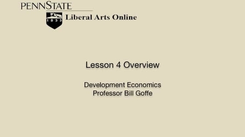 Thumbnail for ECON471_L04_Lesson_4_Overview