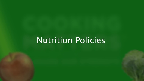 Thumbnail for V8: Nutrition Policies