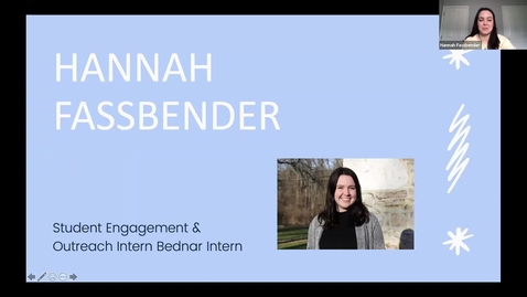 Thumbnail for Hannah Fassbender - Student Employee Showcase Presentation