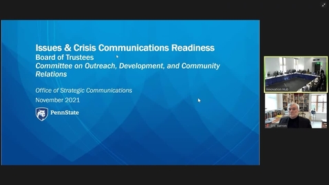 Thumbnail for November 2021 Outreach, Development and Community Relations