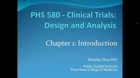 Thumbnail for Lecture 1.1. Introduction (Part 1) [PHS580]