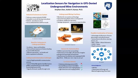 Thumbnail for Underground navigation by using sensors