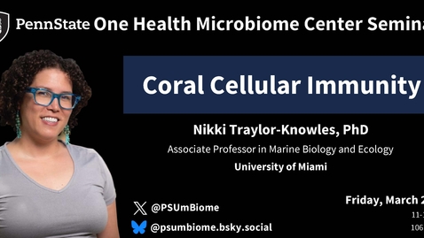 Thumbnail for Coral Cellular Immunity | Nikki Traylor-Knowles, PhD, University of Miami