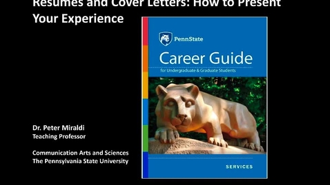 Thumbnail for CAS212_L02_How_to_Present_Your_Experience