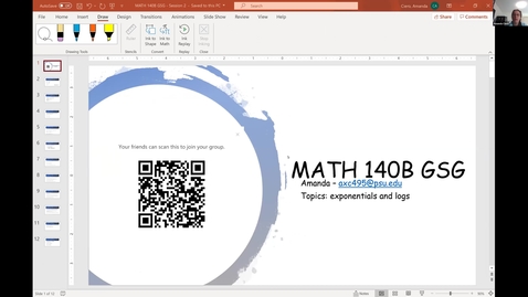 Thumbnail for PSL-GSG MATH 140B - Amanda (Fall 2020 Week 3)