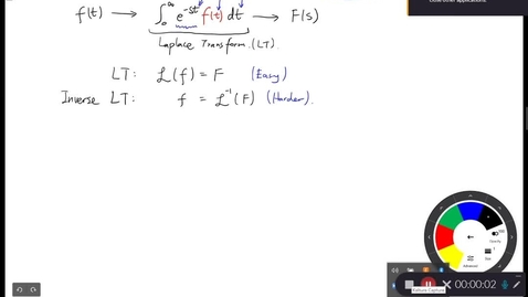 Thumbnail for (L2:3/5)[Example] Laplace Transform: Two simple functions