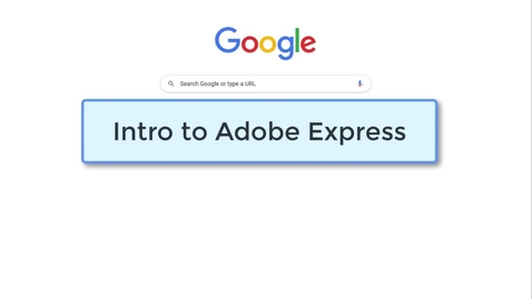 Thumbnail for entry Adobe Express Overview