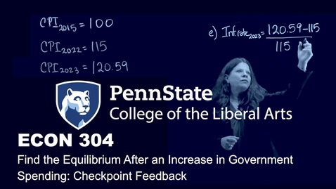 Thumbnail for ECON 304 L06 Checkpoint 6-2 Video #2