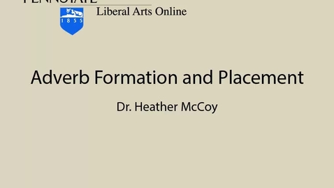 Thumbnail for FR002_L12_Adverb_Formation_and_Placement