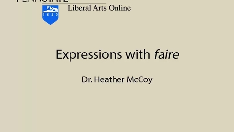 Thumbnail for FR001_L05_Expressions_with_faire