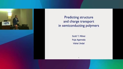 Thumbnail for 2025 APS Polymer Physics prize lecture